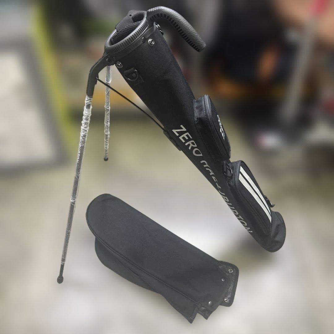 6693【未使用品】キャディバッグ ゼロハリバートン スタンド ブラック ゼロハリバートン】DICROS SOLO Series／キャディバッグ スタンド