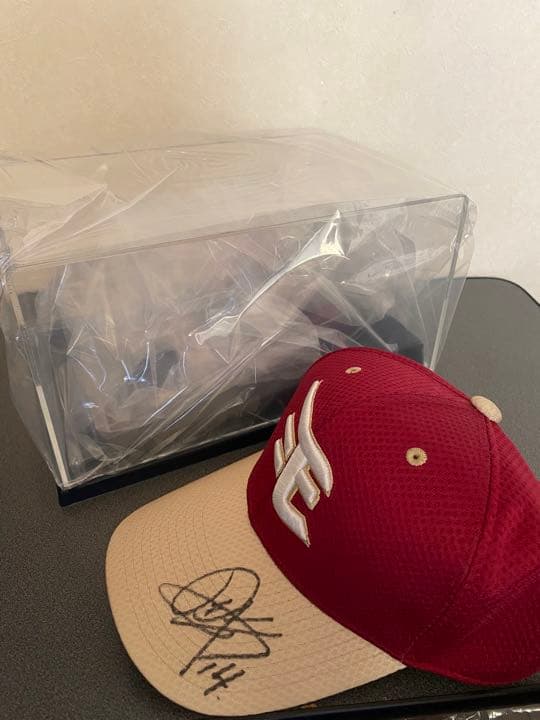 楽天イーグルス 則本昴大 直筆サイン入りキャップ アクリルケース付き