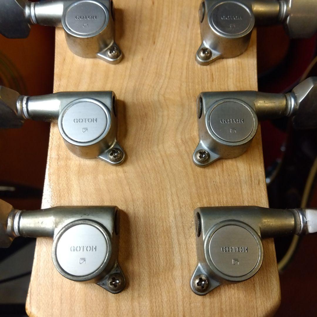 レスポールタイプ！メタリックシルバーBurny…