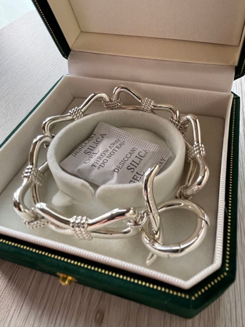 santaku eight knot bracelet/silver925未使用 - メルカリ