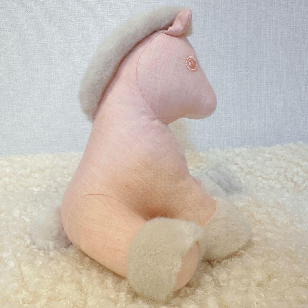 HERMES エルメス ベビーエルミー ぬいぐるみ 馬　ピンク