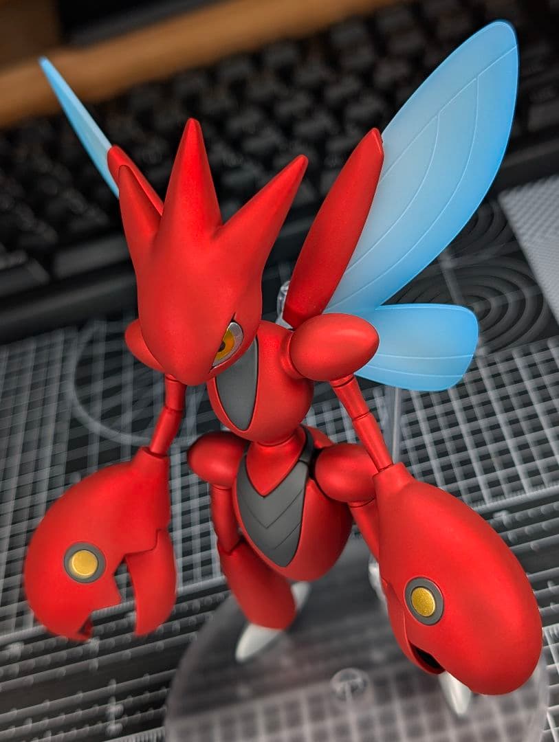 ポケプラ　ハッサム　全塗装完成品　マッドキャンディ仕上げ