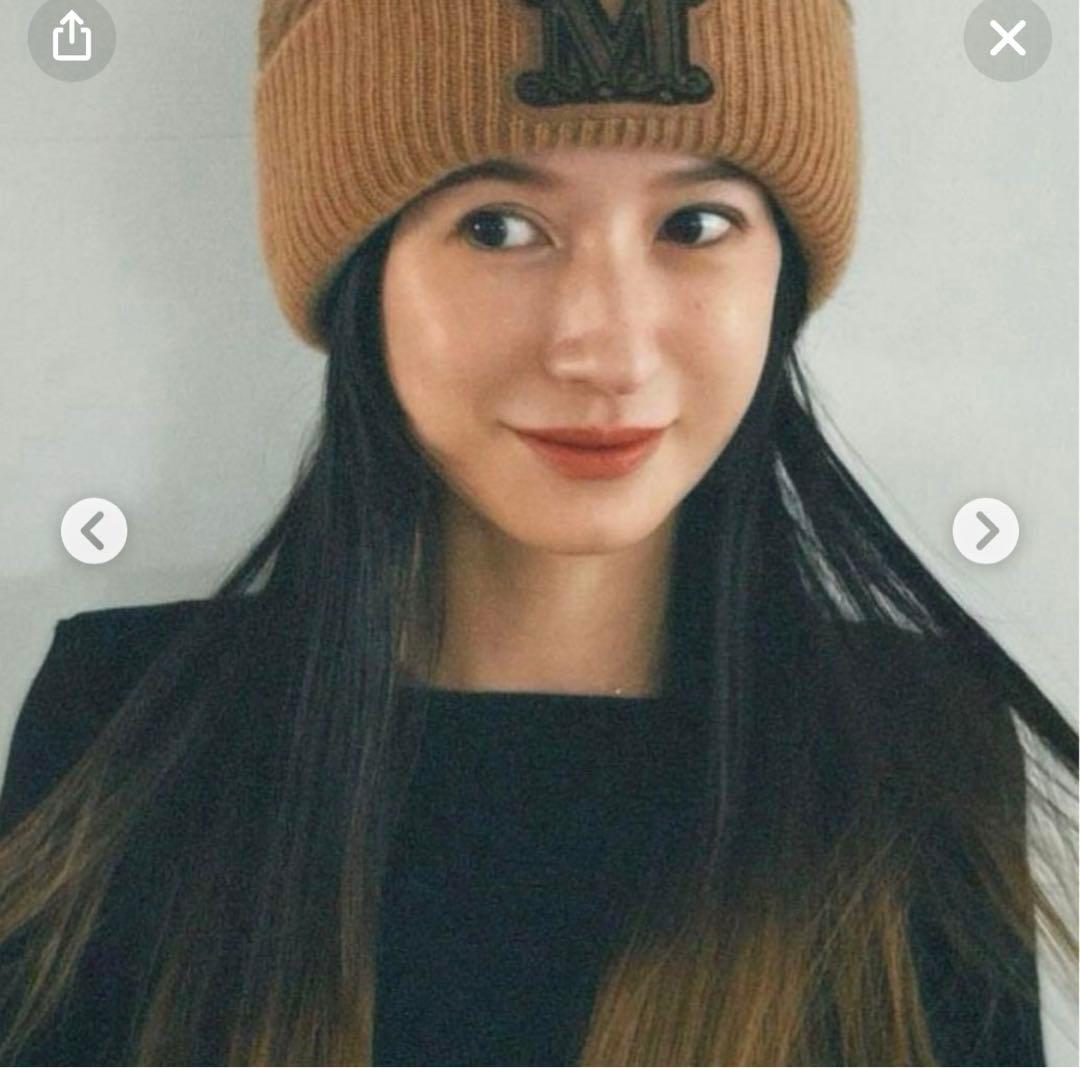 専用Max Mara テディベアニットキャップ 58 - メルカリ