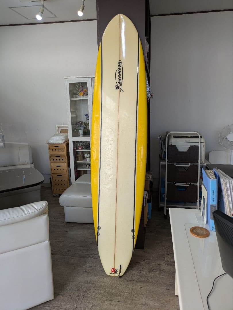 ファンボード クリーム色 ストライプデザイン　コナウィンドミッドレングス ファンボード クリーム色 ストライプデザイン コナウィンドミッドレングス