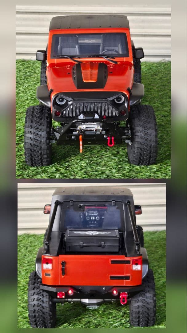 【屋外走行なし】1/10 スケールクローラー SCX10 II クローン ジープ