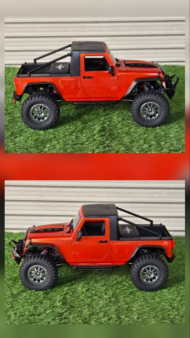 【屋外走行なし】1/10 スケールクローラー SCX10 II クローン ジープ