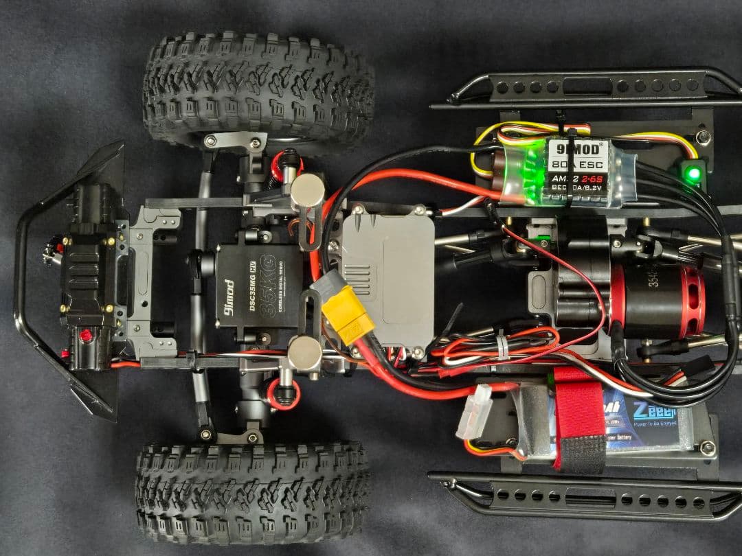 【屋外走行なし】1/10 スケールクローラー SCX10 II クローン ジープ