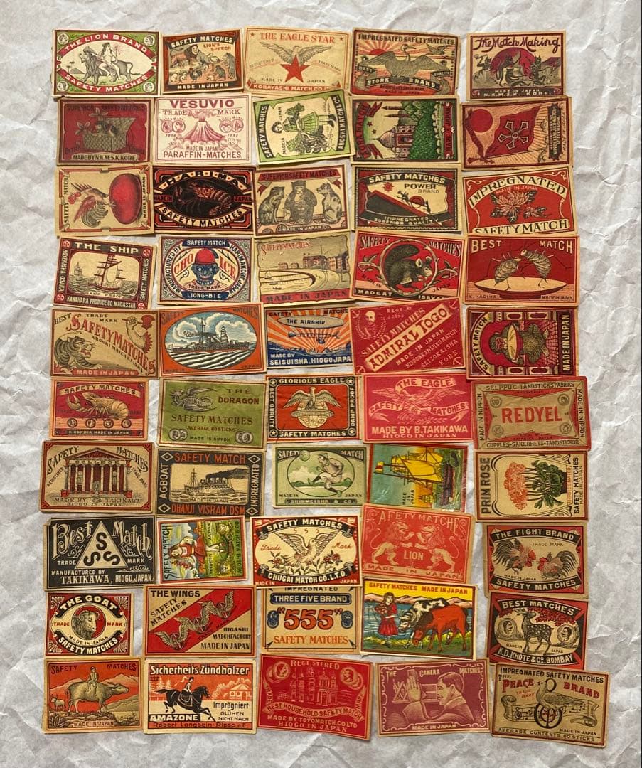 マッチラベル50枚 希少！欧米向け輸出用 - メルカリ