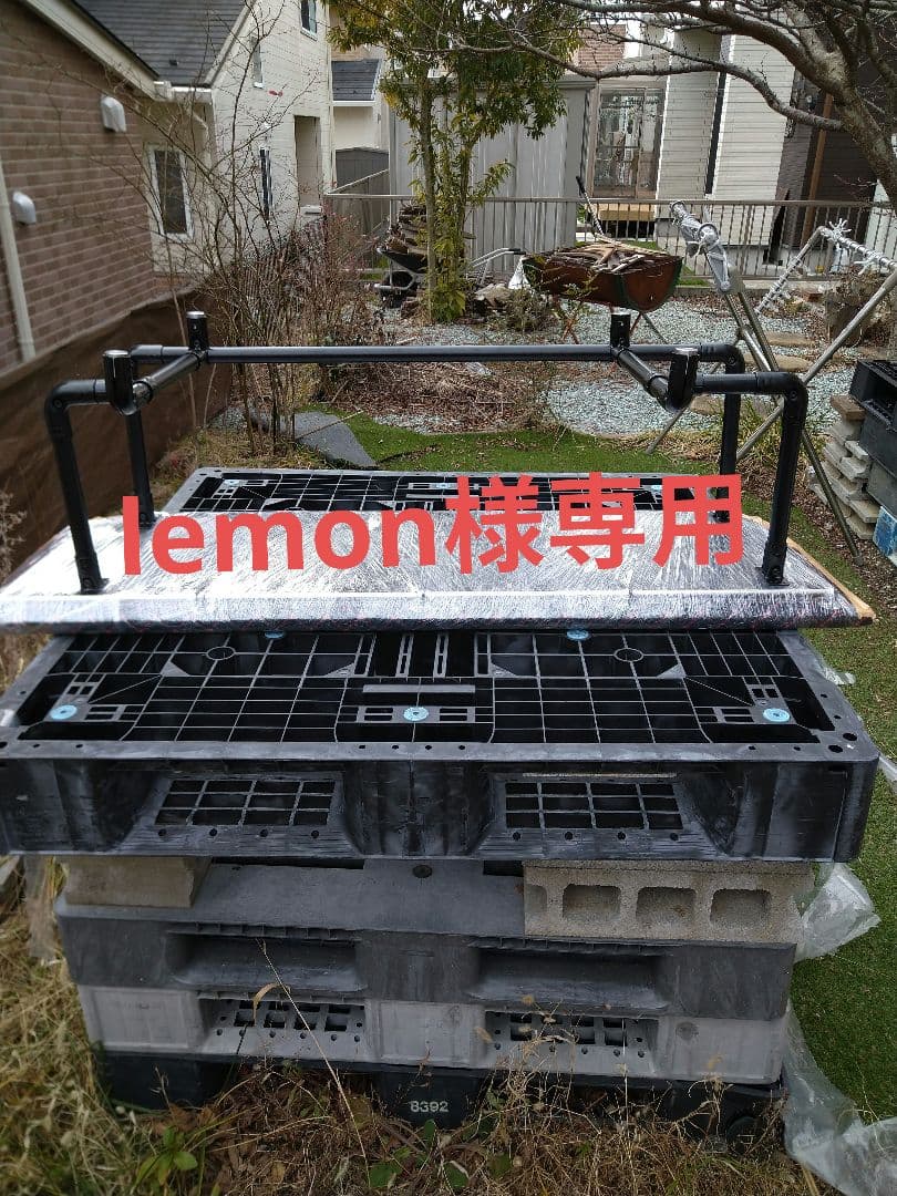 クオン　棚　イレクターパイプ　lemon様特注品 Yahoo!オークション - クオン ハイルーフ 棚 自作 イレクターパイプ