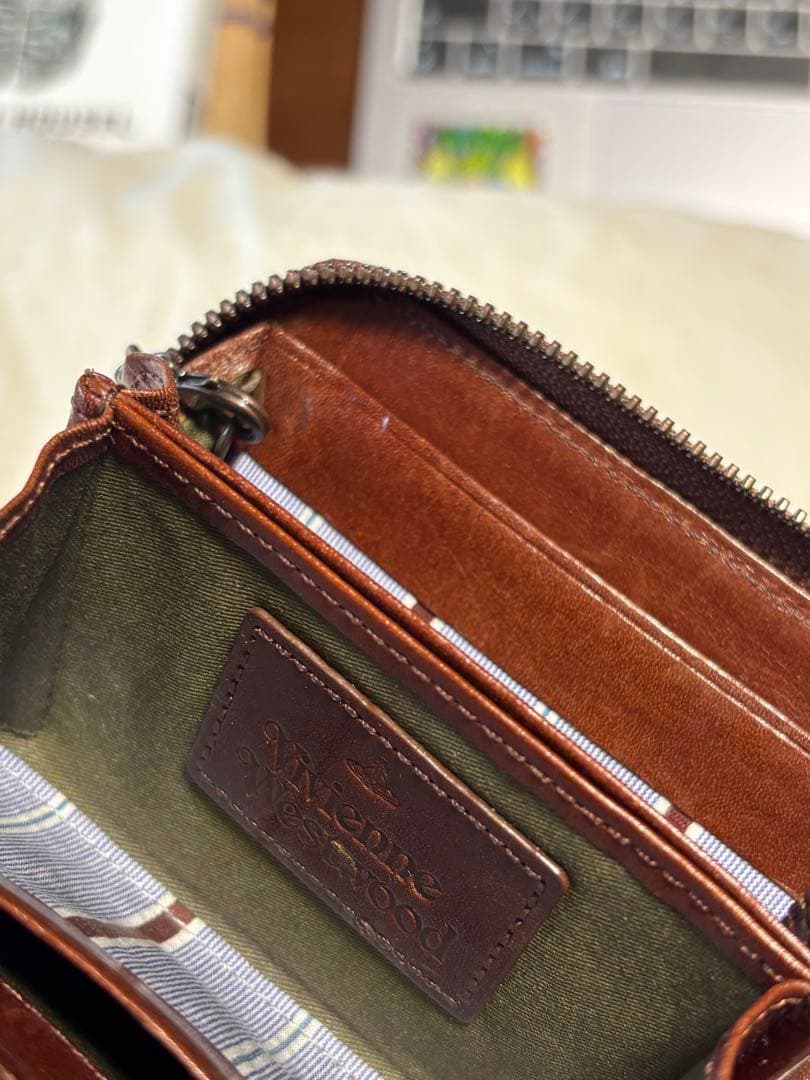 ヴィヴィアンウエストウッド コインケース 小銭入 コッパー オーブ 茶