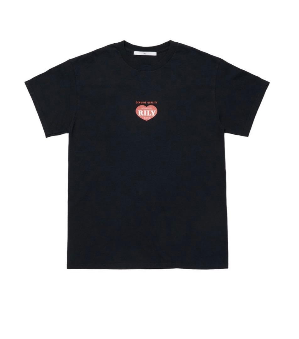 今市隆二RILY Heart Logo SS Tee BLACK TシャツS
