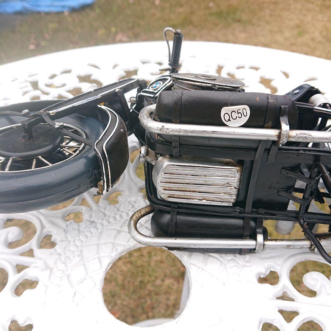 BMW ミニチュアオートバイ 金属製？長33幅10高16cm重750g