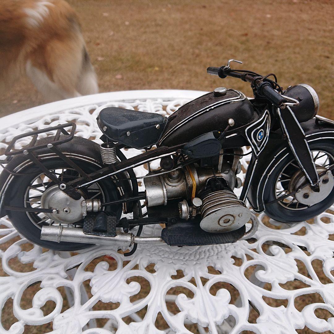 BMW ミニチュアオートバイ 金属製？長33幅10高16cm重750g