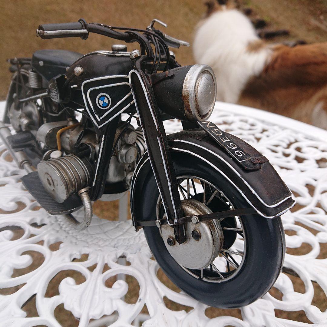 BMW ミニチュアオートバイ 金属製？長33幅10高16cm重750g