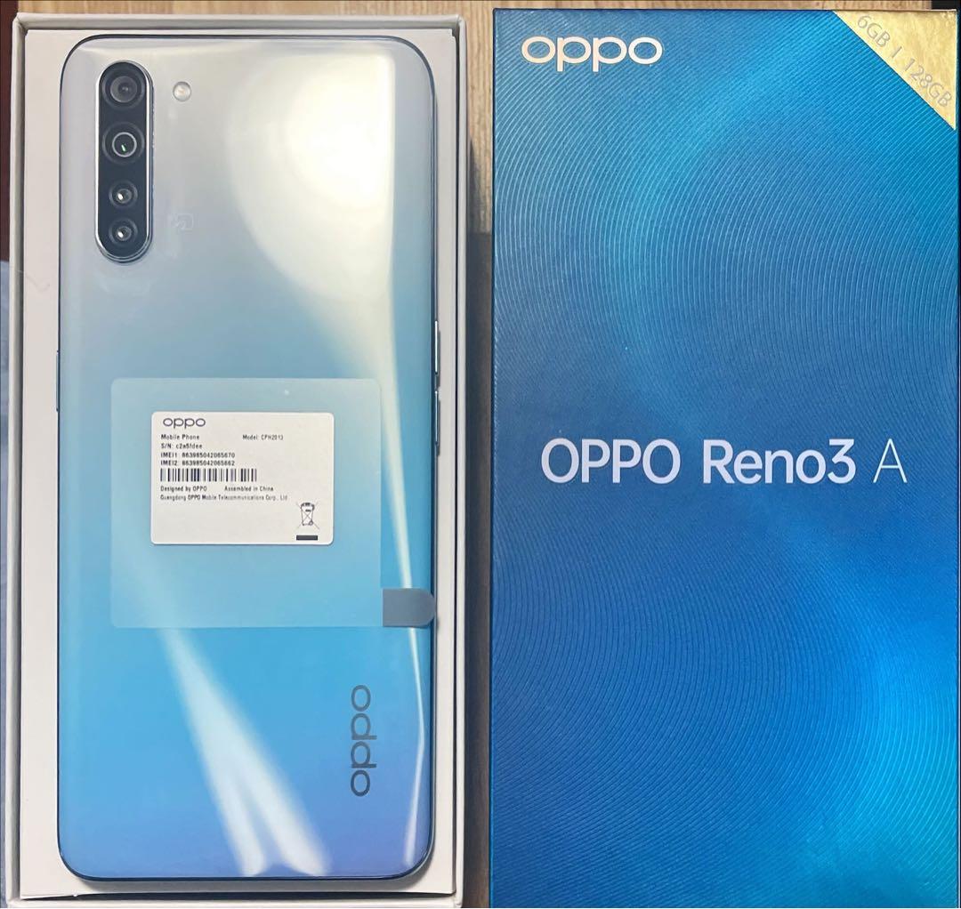 買い得！SimフリーOPPO Reno3 A グラデーションブルー 本体