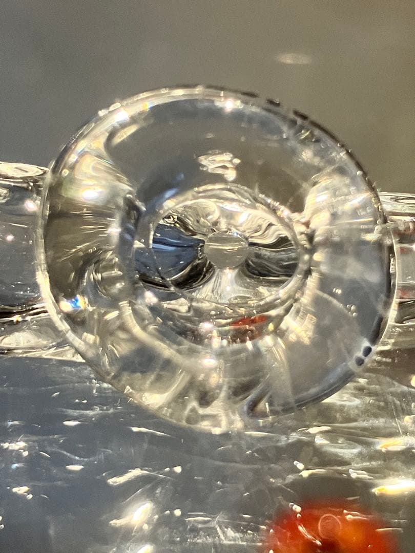 ギヤマン煙管 003- 氷晶（ひょうしょう）ガラスパイプ 約16cm - メルカリ