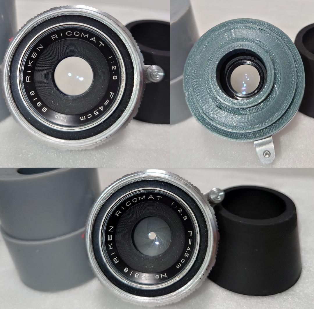 ★超改造レンズ★RICOH  RICOMAT 4.5cm F2.8 Cマ