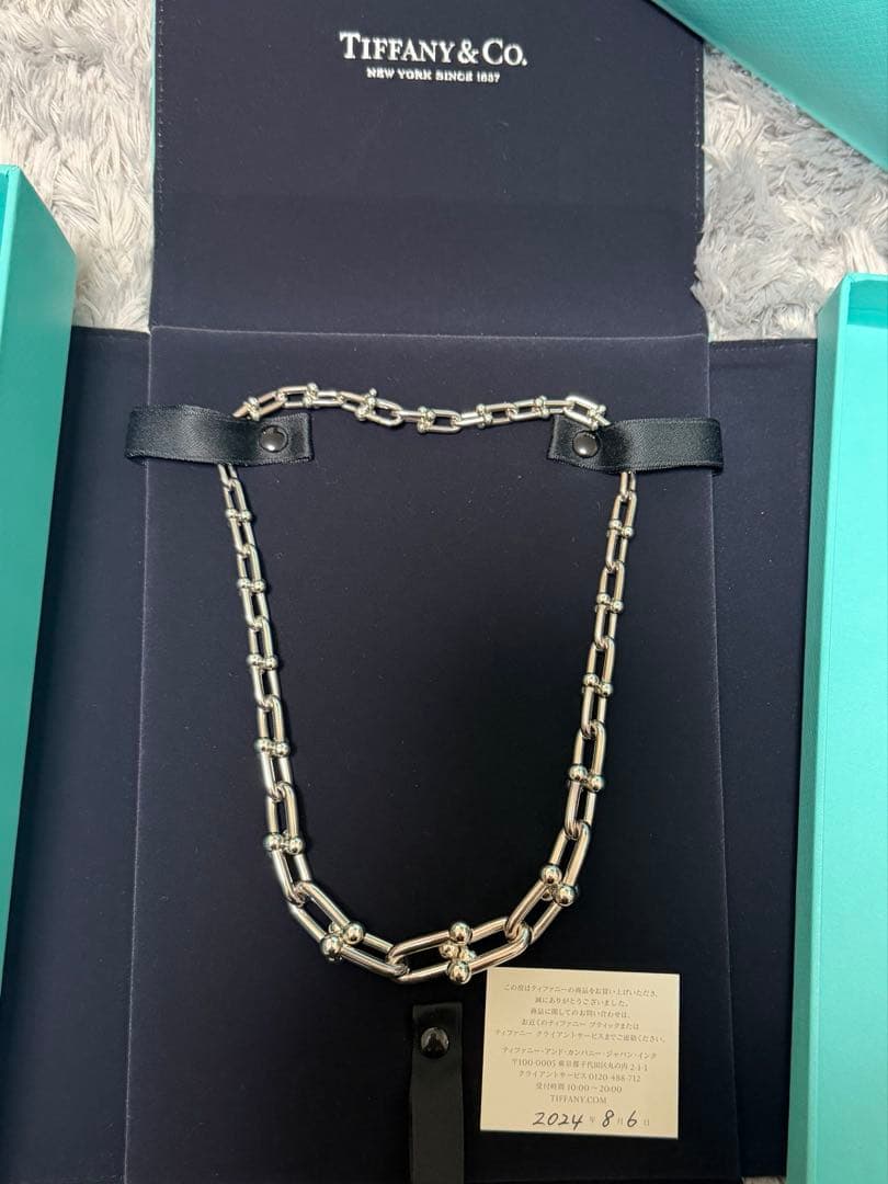 【Tiffany&Co.】グラジュエイテッド リンク ネックレス【ティファニー】 ティファニー ハードウェア グラジュエイテッド リンク ネックレス