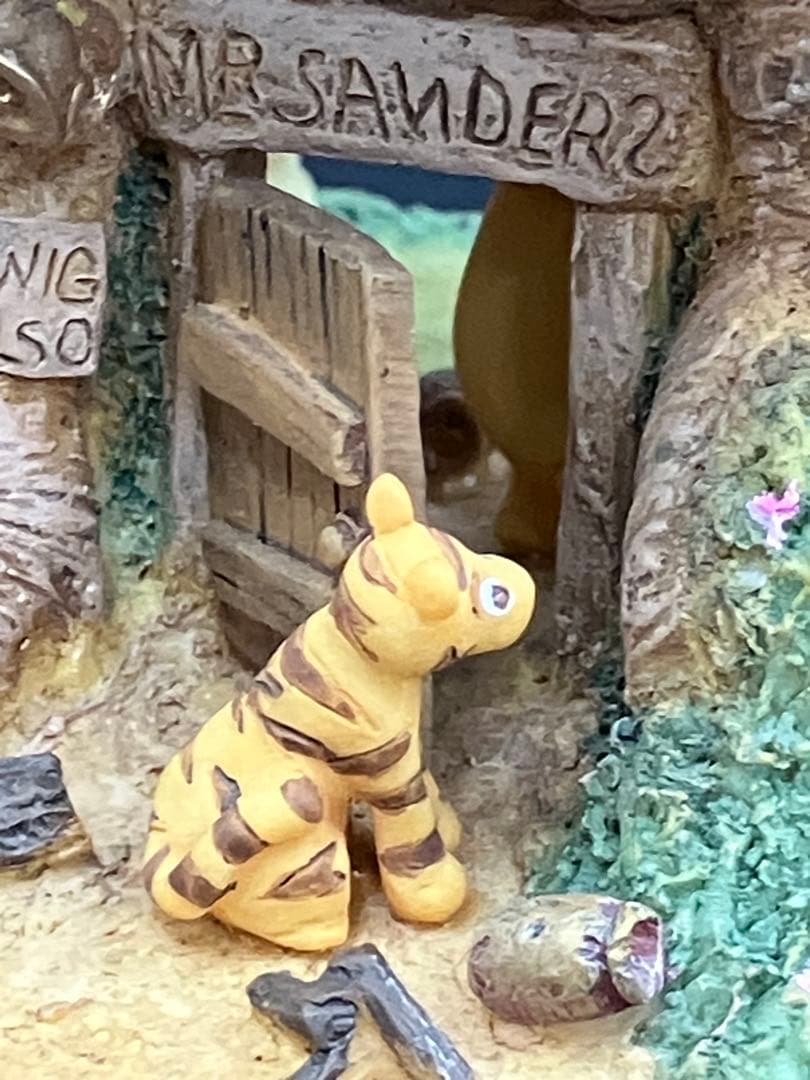 値下！くまのプーさん クラシックプー 100 Acre Wood 置き物 セット