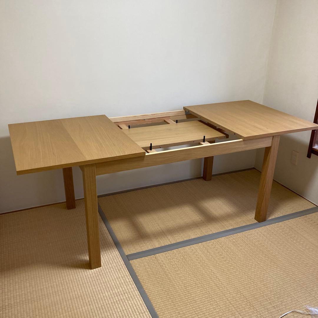 IKEA BJURSTA 大型伸長式テーブル 4〜7日で発送 - メルカリ