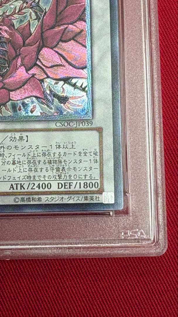 遊戯王 PSA10 ブラックローズドラゴン アルティメットレア レリーフ