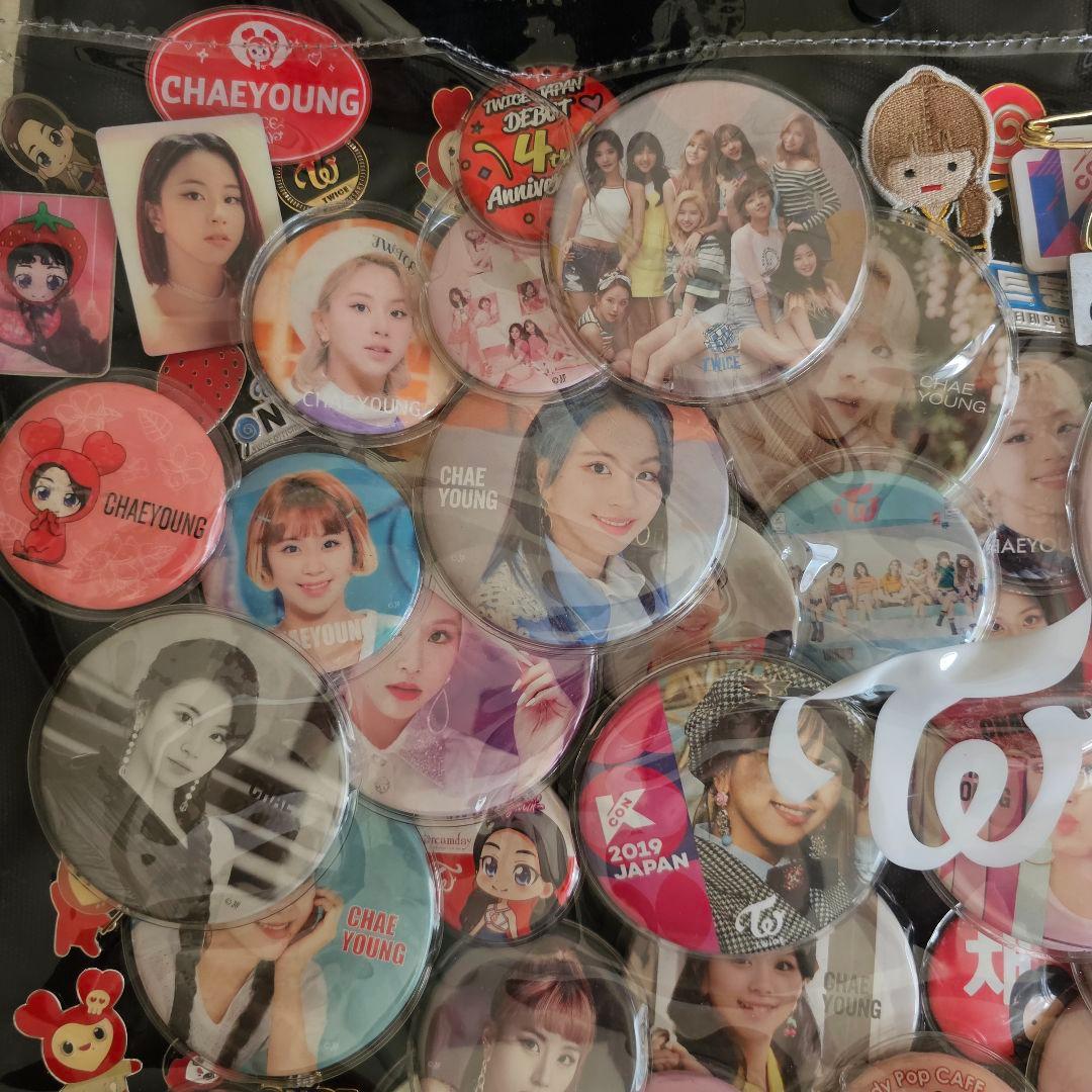 TWICE チェヨン 缶バッジ 痛バ - メルカリ