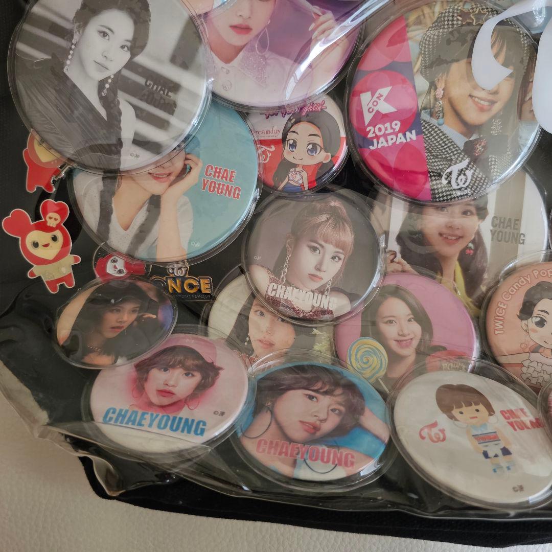 TWICE チェヨン 缶バッジ 痛バ - メルカリ