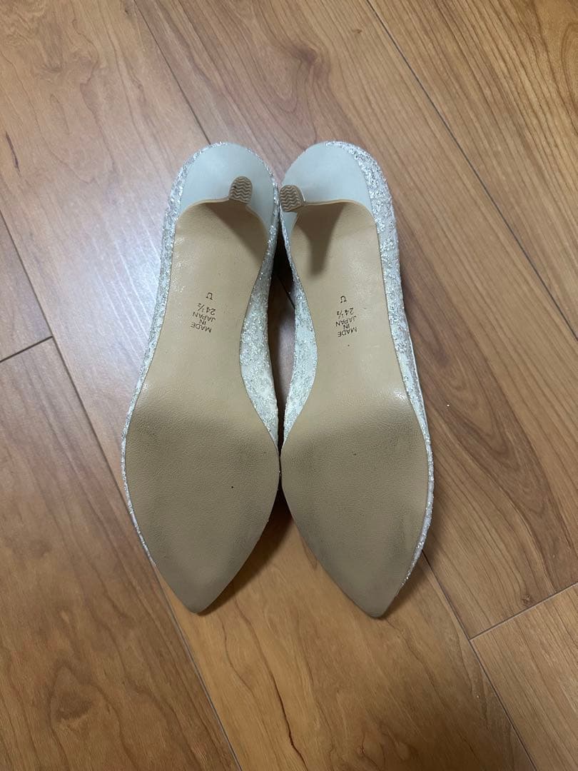 DIANA グリッター キラキラ パンプス（ヒール5㎝）　24.5cm