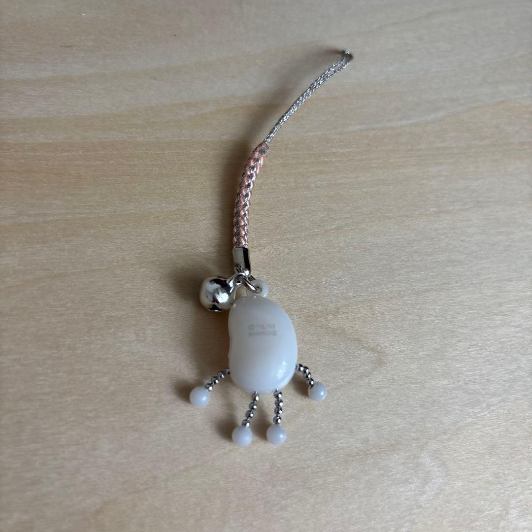 ご当地キティ 群馬限定 花豆(白)ハローキティ ストラップ 根付け