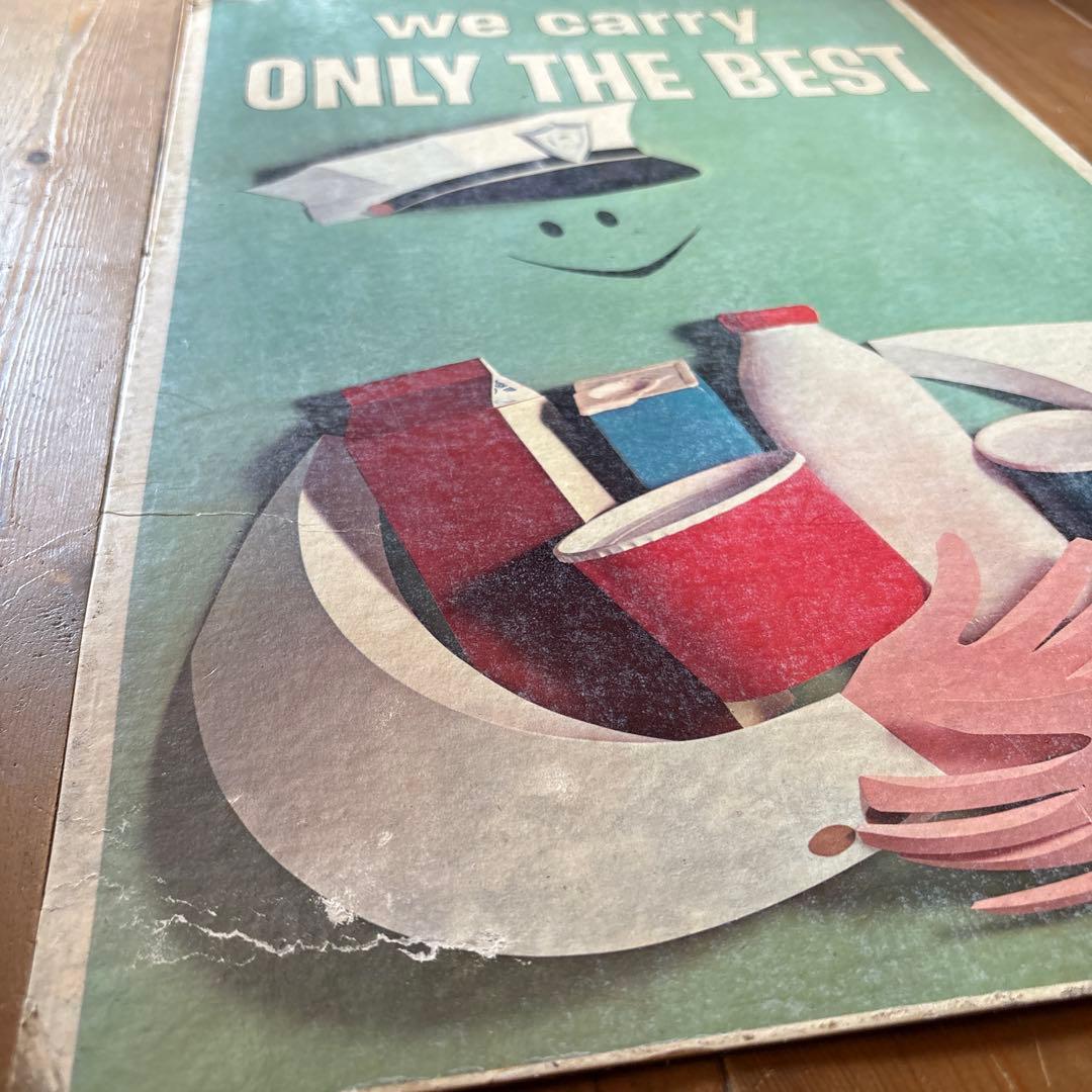 ビンテージ50s60s】ADA MILK啓発ポスター ミッドセンチュリーモダン