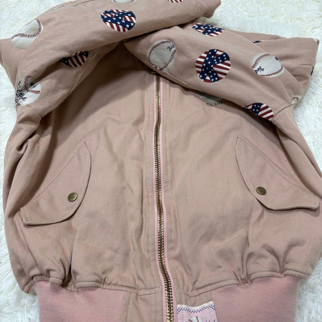 カールヘルム ピンクハウス MA-1 キルティング 中綿 野球 ピンク M