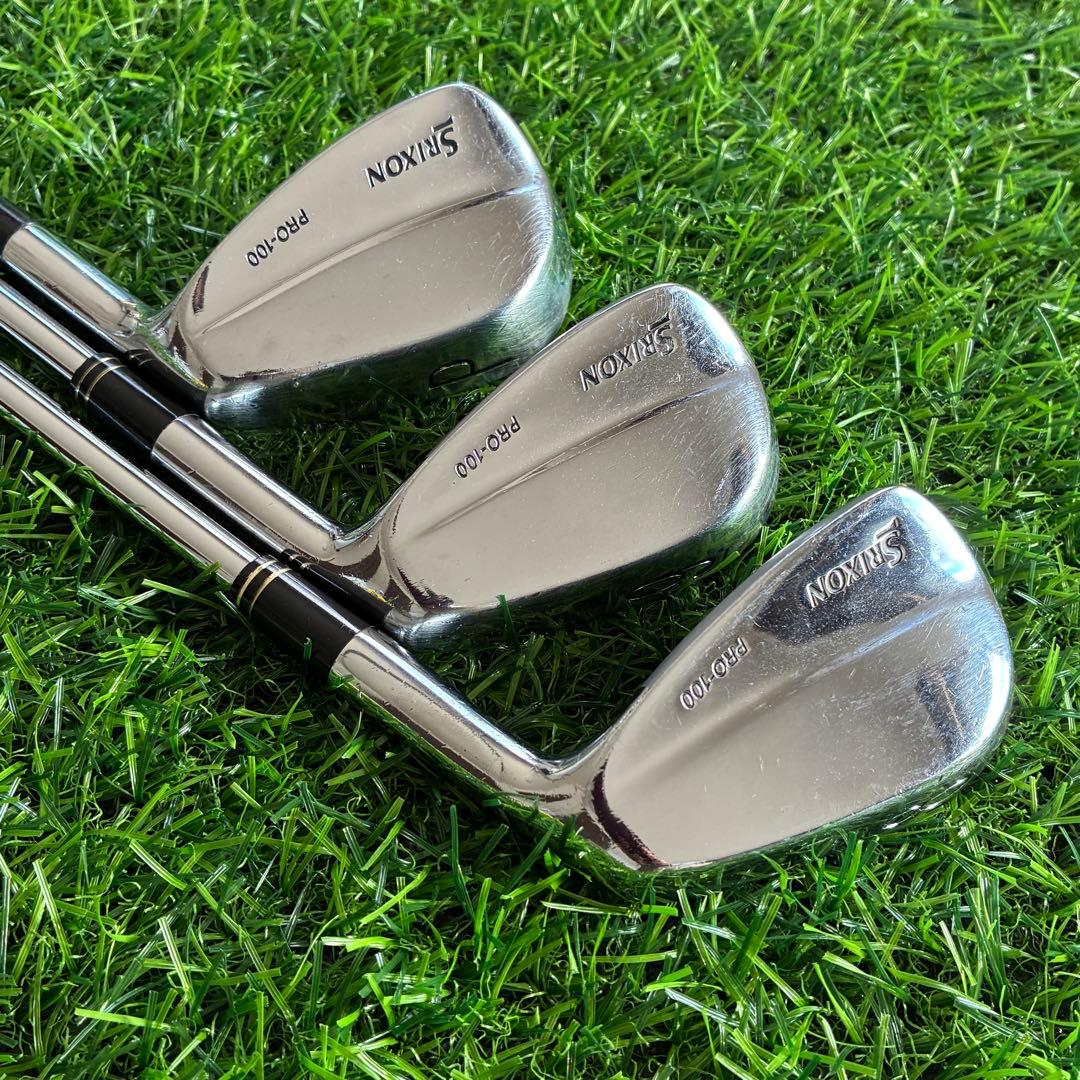 名器】スリクソン PRO-100 アイアン 7本 R マッスルバック 軟鉄鍛造