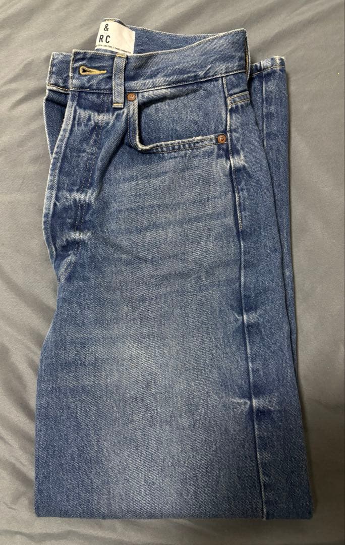 《美品》Curensology ＜&RC＞ワイドルーズデニムパンツ 36サイズ