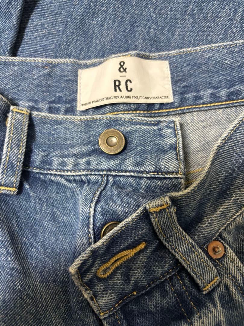 《美品》Curensology ＜&RC＞ワイドルーズデニムパンツ 36サイズ