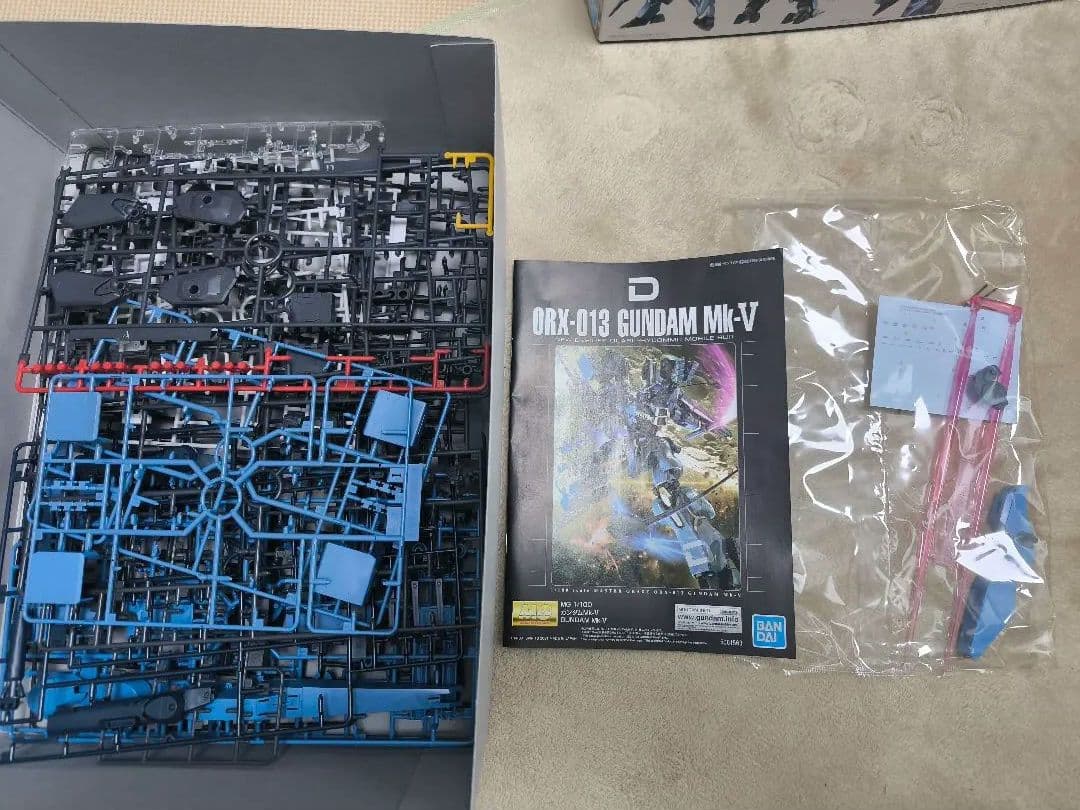 MGガンダムマーク5 組み立て途中