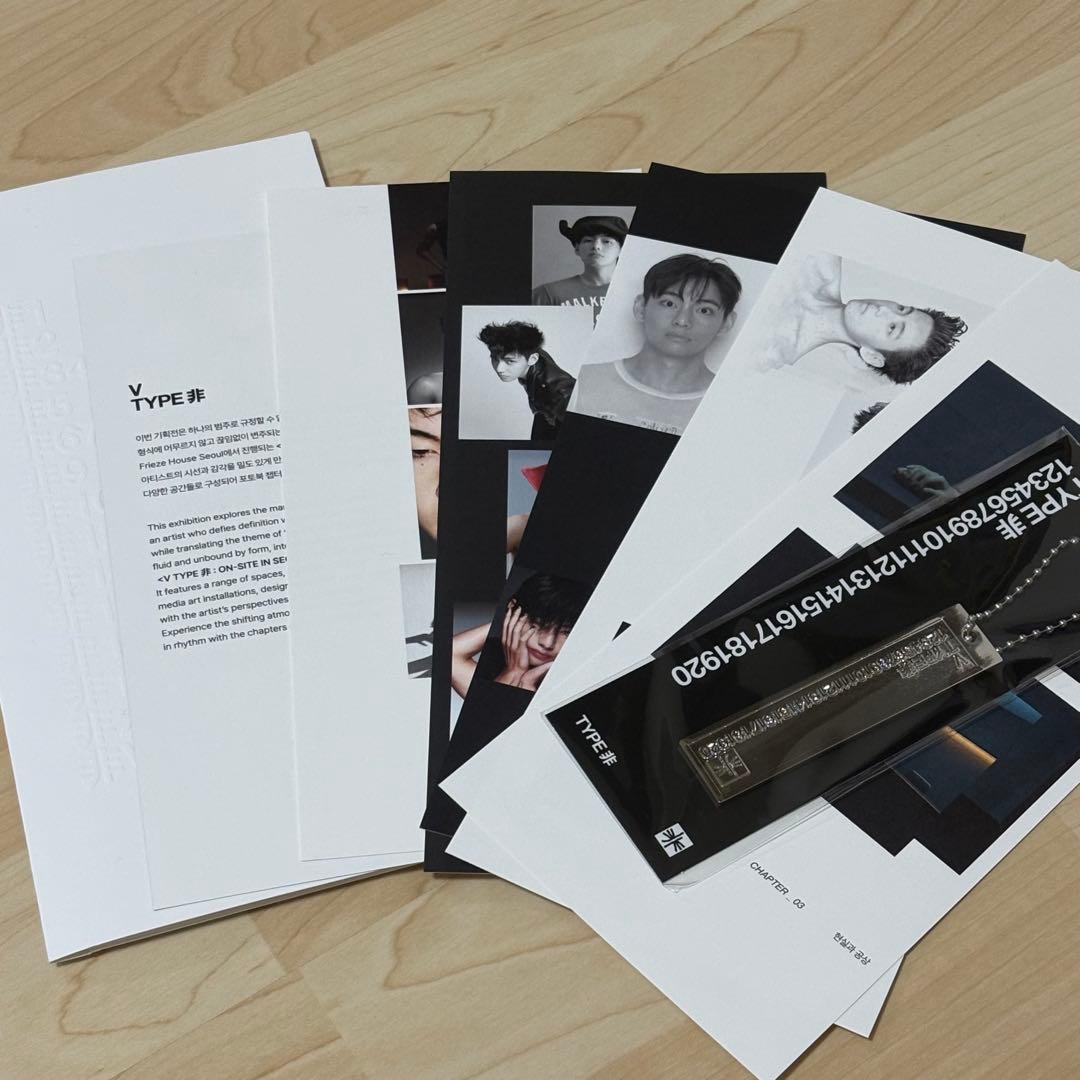 BTS V TYPE非 展示会 入場特典 パンフ デジタルコード テヒョン テテ