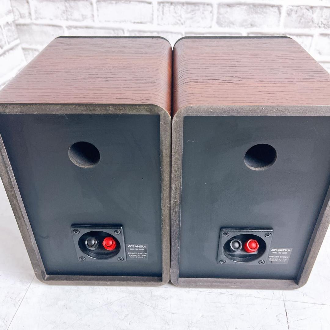 SANSUI スピーカー SMC-300BT ペア 木目 - メルカリ