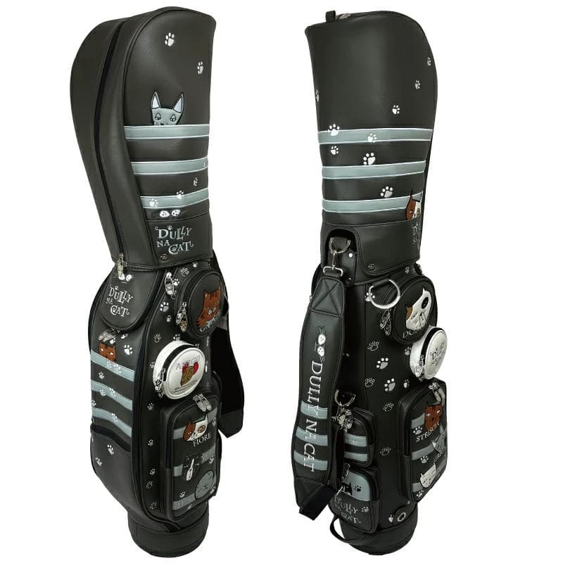 【新品】ダリーナキャット キャディバッグ　DN-CB03 ブラック DULLY NA CAT ダリーナキャット キャディバッグ DN-CB03 : ゴルフ