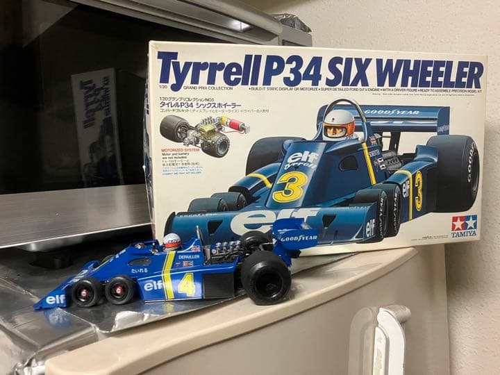 タミヤ 1/20 タイレル P34 1976 日本GP 完成品 - メルカリ