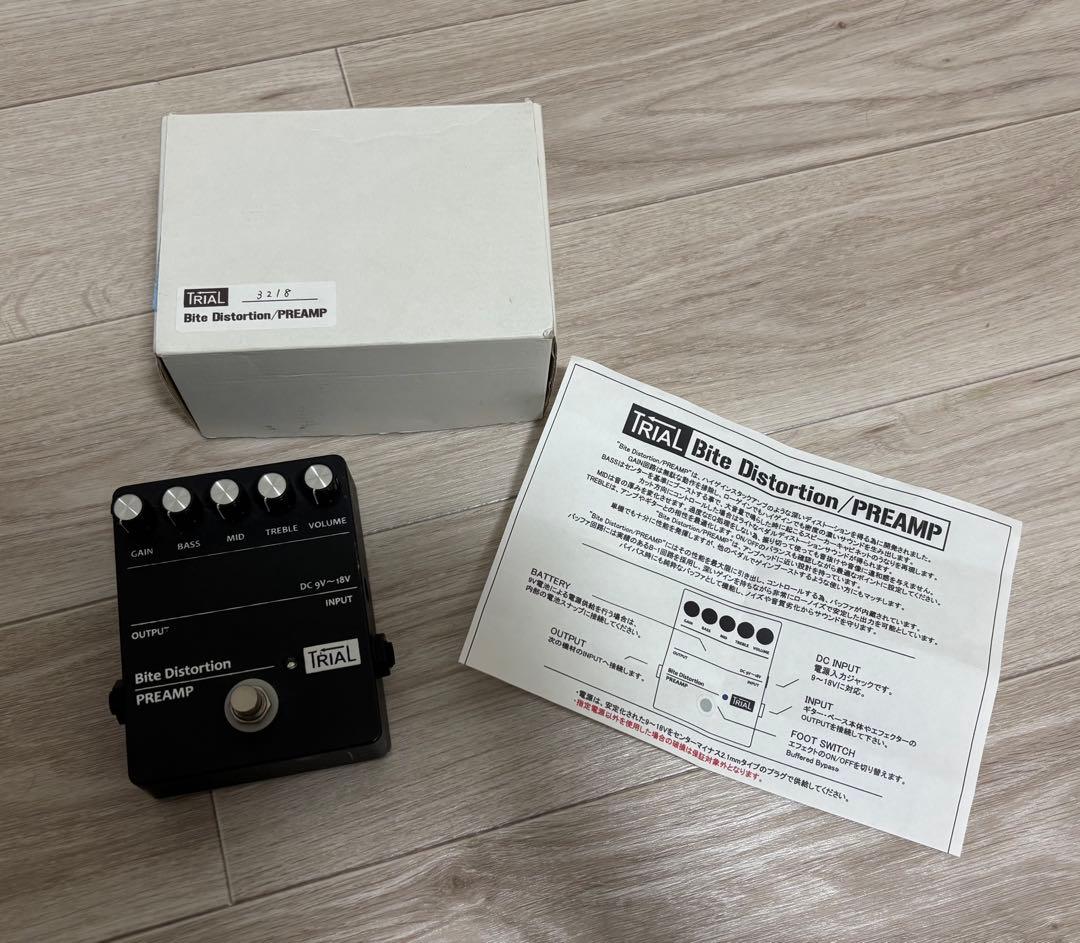 ギター TRIAL Bite Distortion PREAMP
