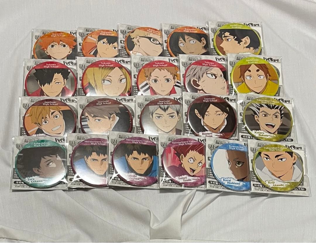 ハイキュー!! 運試しみくじ 缶バッジセット まとめ売り - メルカリ