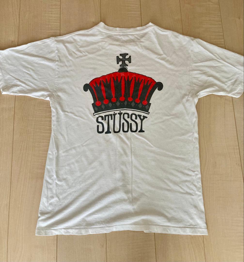 80s old stussy クラウン 王冠 Tシャツ ビンテージ - メルカリ
