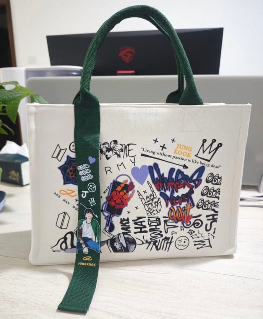 ジョングク　リボントートバック