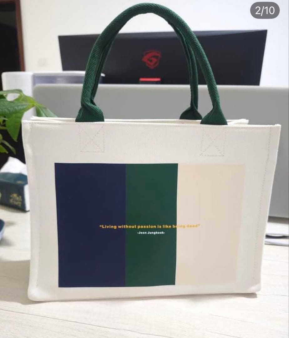ジョングク　リボントートバック