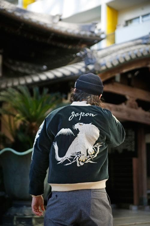 ザリアルマッコイズ スーベニア スカ ジャケット タイガー&イーグル