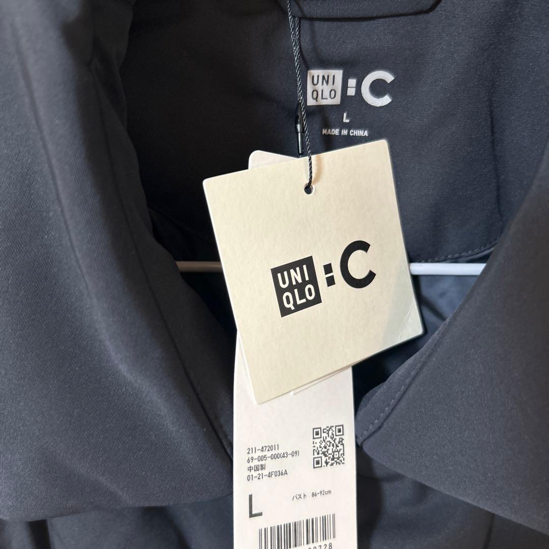 UNIQLO:C ユニクロC ダウンショートジャケット ネイビー L - メルカリ