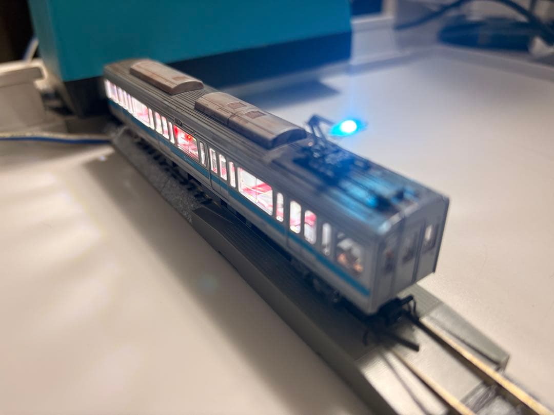 12時まで売り切りセールGM小田急1000形10両フルセット室内灯付、スパーク有