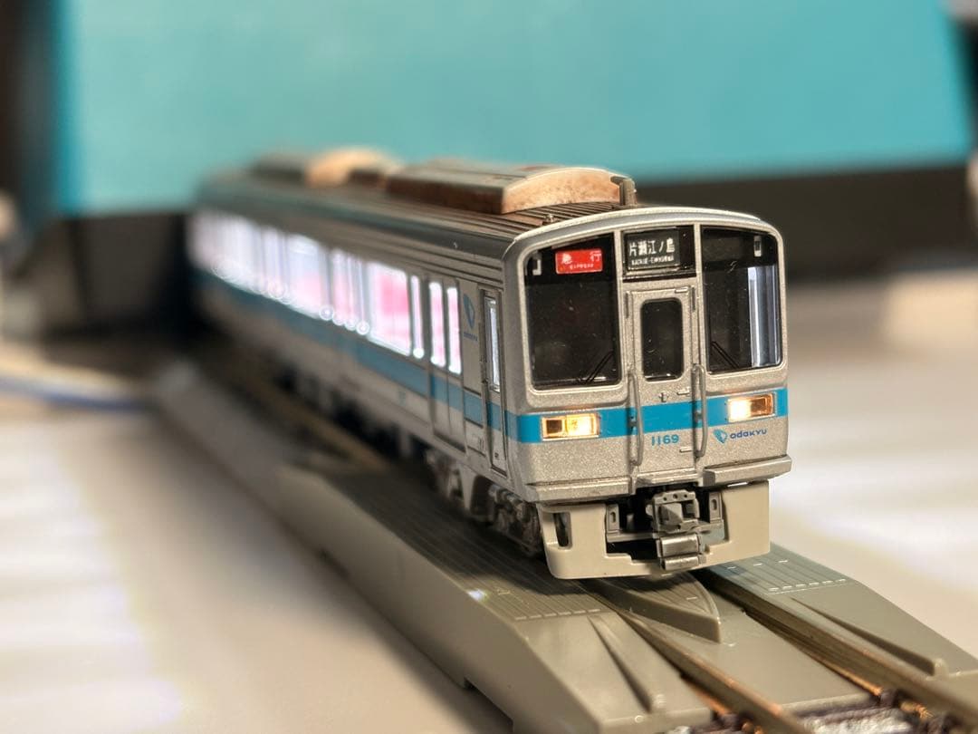 12時まで売り切りセールGM小田急1000形10両フルセット室内灯付、スパーク有