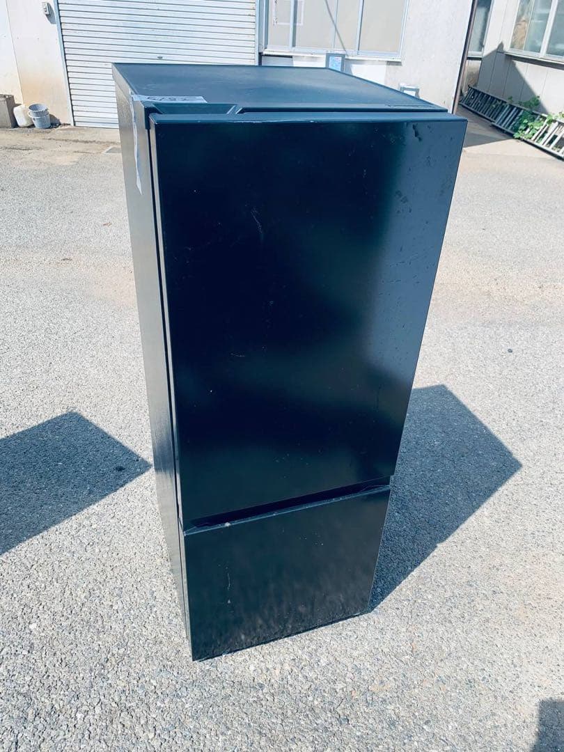 ✅TAGlabelノンフロン冷凍冷蔵庫AT-RF160-BK✅送料設置無料 TAG label by amadana 冷蔵庫 2ドア 右開き 162L AT-RF160-WH ホワイト