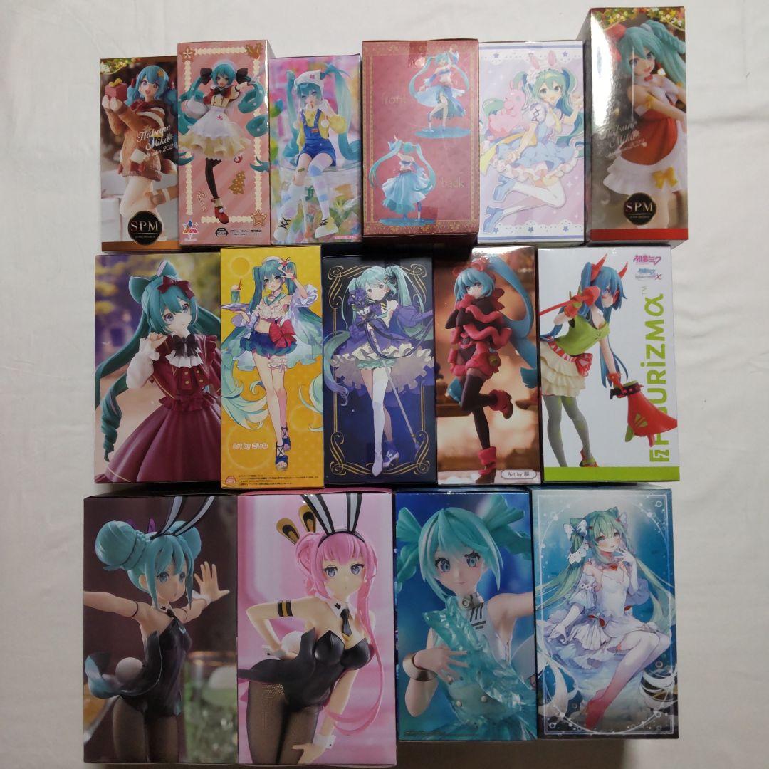 初音ミク 巡音ルカ ボーカロイド プライズ景品 フィギュア 15体セット